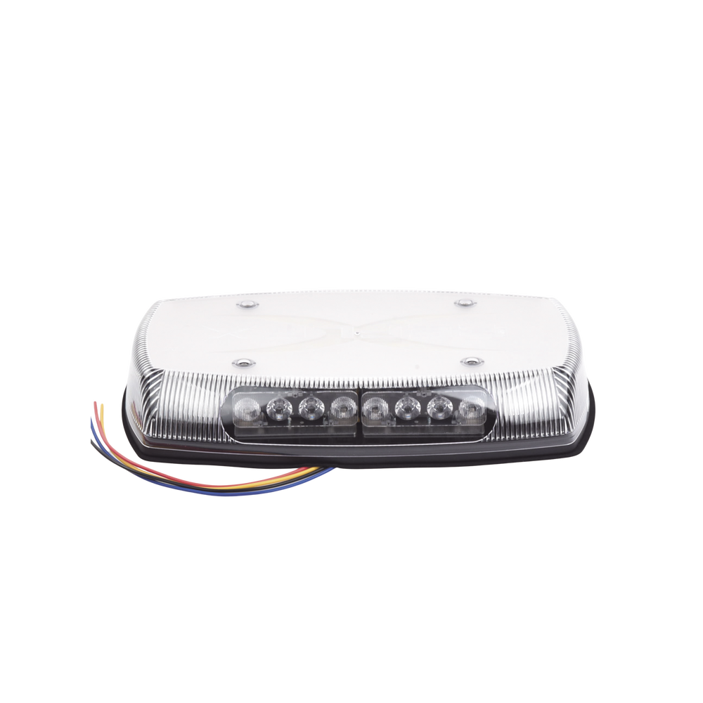 Mini Barra de Luces Ultra Brillante, color domo claro, LED azul, Ideal para Seguridad Privada