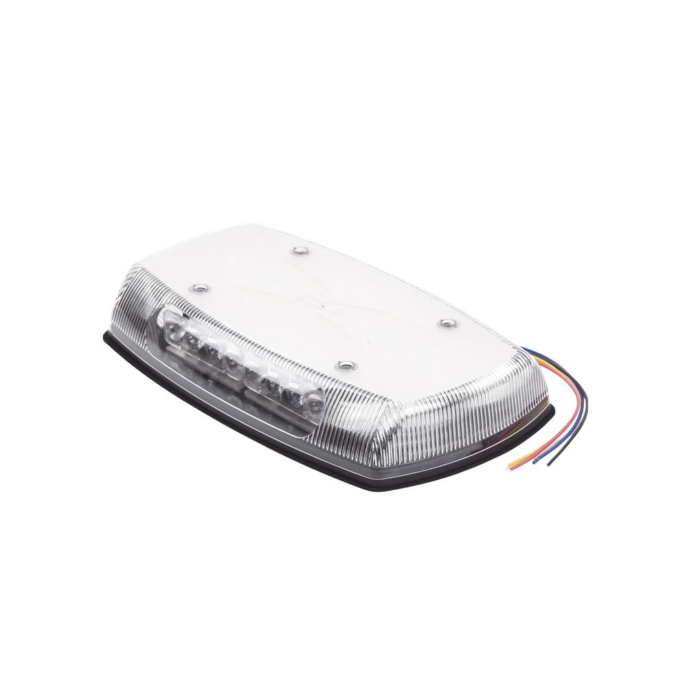 Mini Barra de Luces Ultra Brillante, color domo claro, LED azul, Ideal para Seguridad Privada