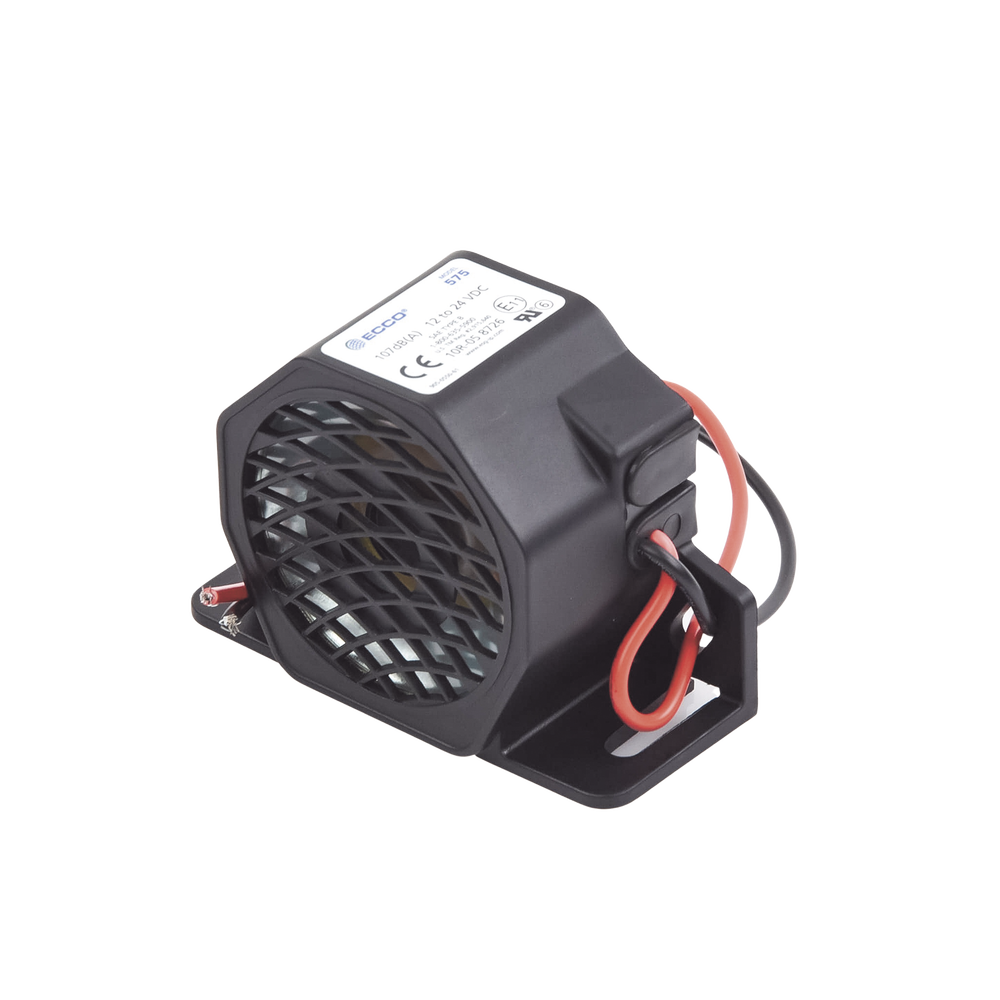Alarma de reversa inteligente 12-24 Vcd, 107 dBA
