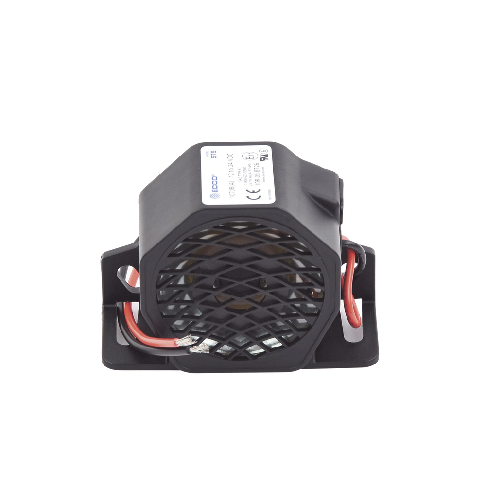 Alarma de reversa inteligente 12-24 Vcd, 107 dBA