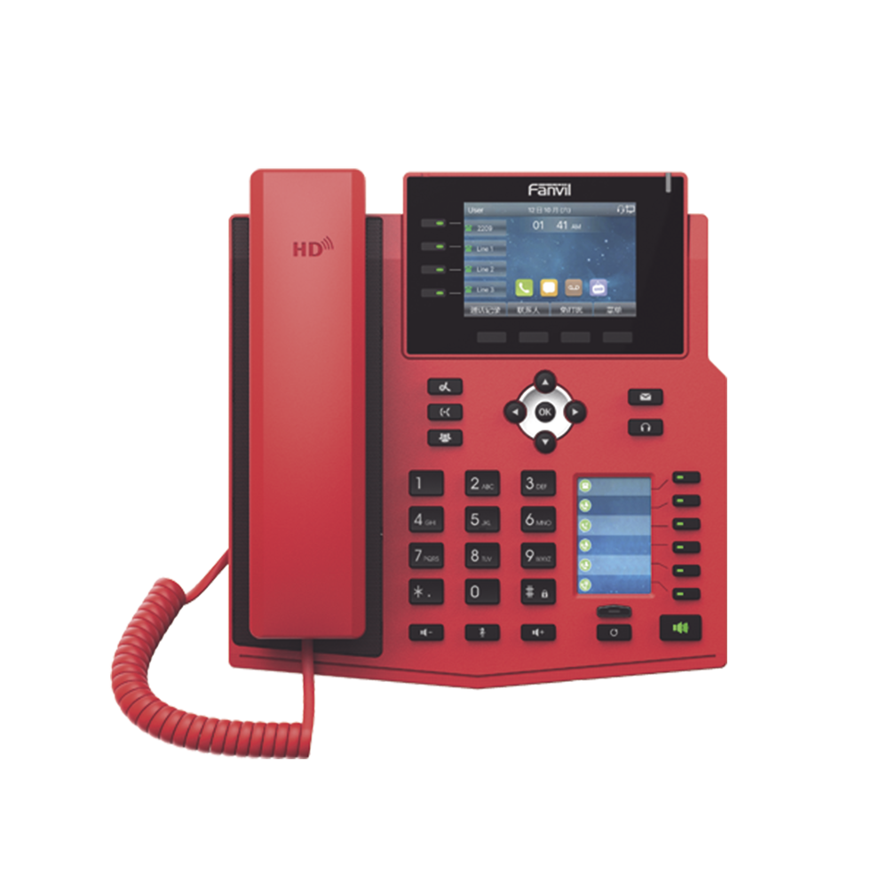 Enterprise IP Phone with European Standards, 16 SIP lines with 3.5" color LCD display, 6 DSS/BLF keys, Gigabit ports, IPv6, Opus and 3-way conferencing, PoE/DC (includes power supply).