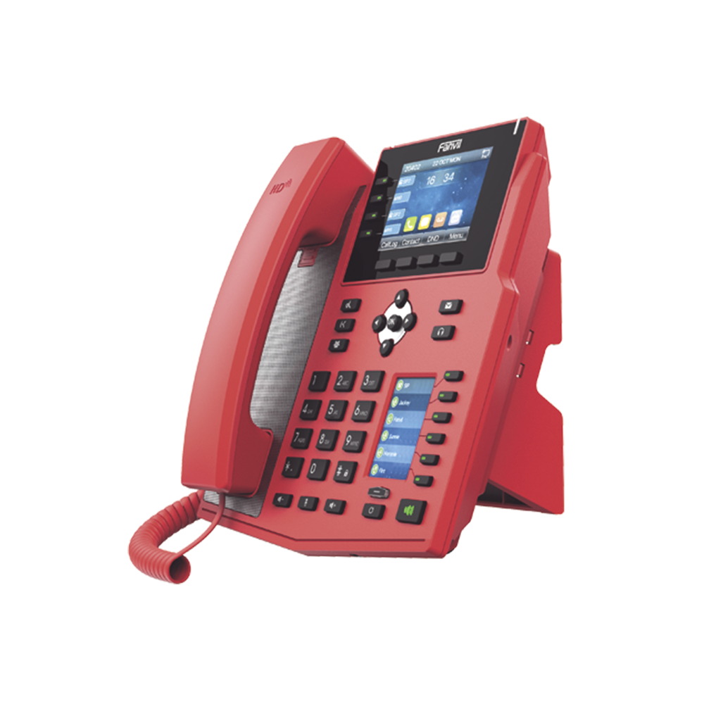 Enterprise IP Phone with European Standards, 16 SIP lines with 3.5" color LCD display, 6 DSS/BLF keys, Gigabit ports, IPv6, Opus and 3-way conferencing, PoE/DC (includes power supply).