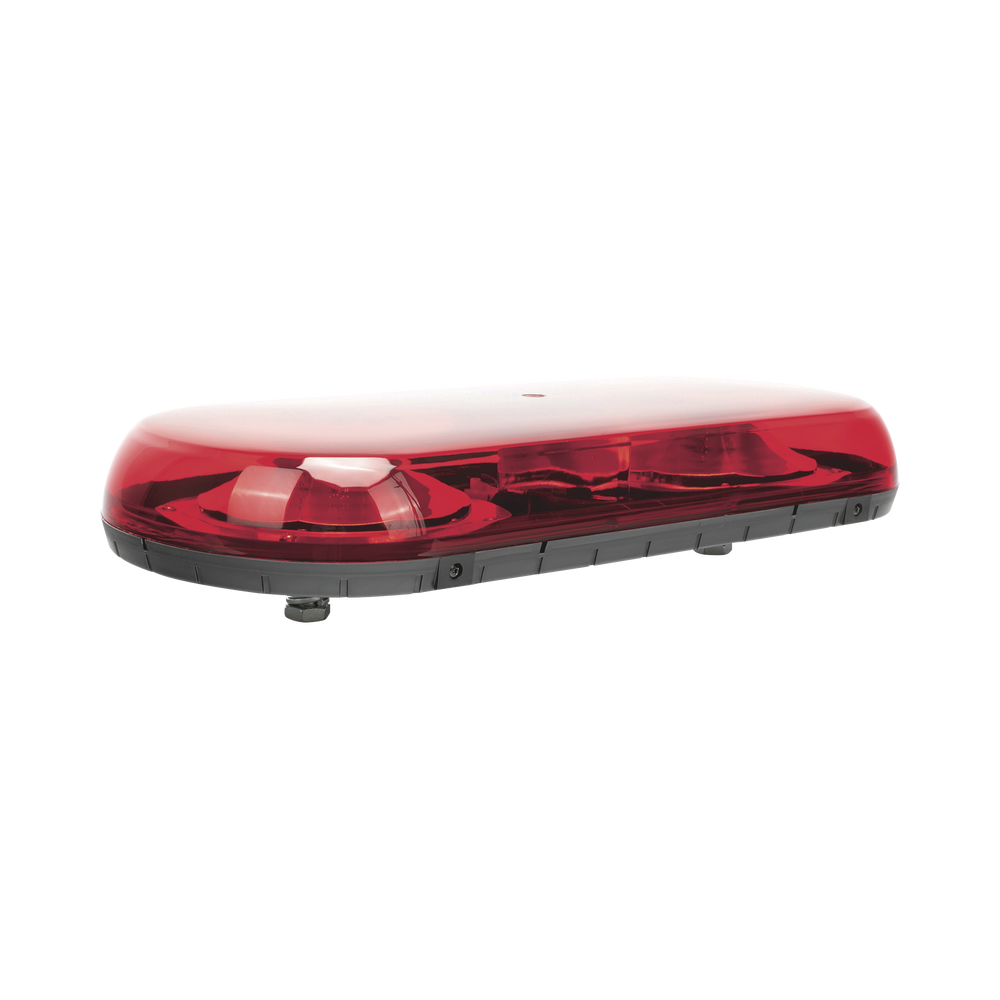 X606 Series Mini Light Bar, 18 LEDs, Red, Permanent Mount