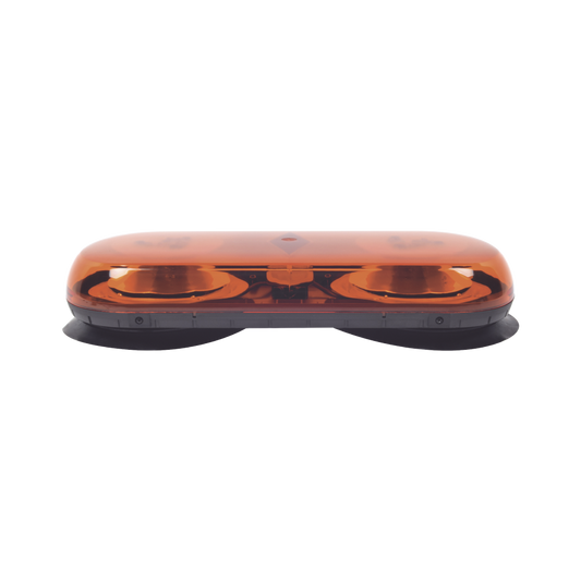 Mini Barra con 18 LED, Color Ámbar con Montaje Magnético de Succión 