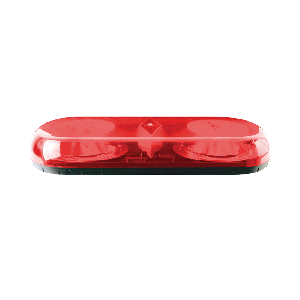 Mini Barra de Luces Serie X606S, con 18 LED, Color Rojo, Montaje Succión e Imán