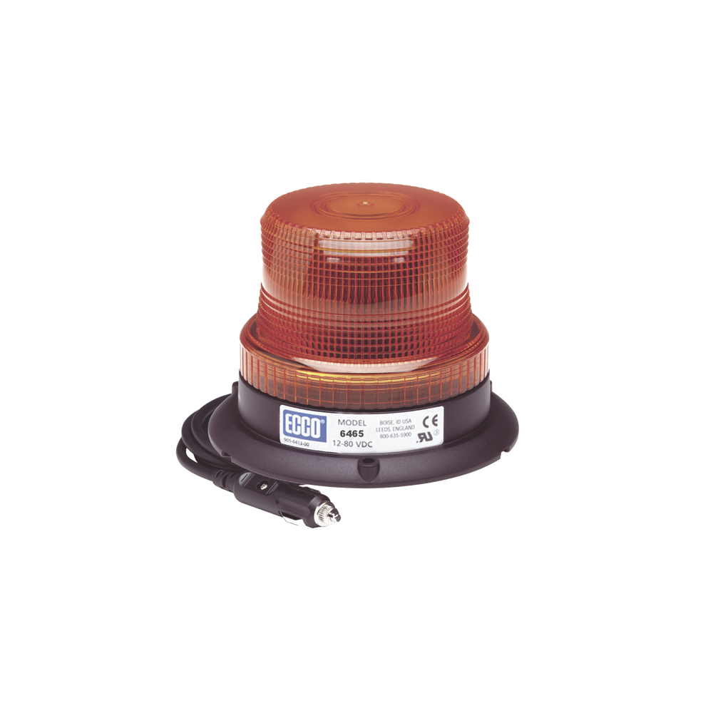 Mini Burbuja Led color Ámbar Serie X6465 con montaje de succión magnetico