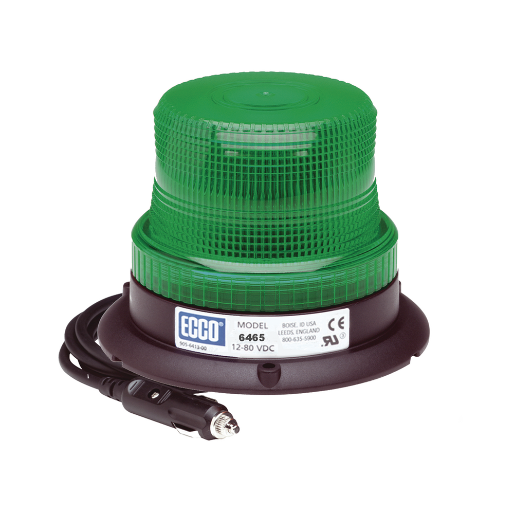 Mini Burbuja Led color Verde Serie X6465 con montaje de succión magnetico