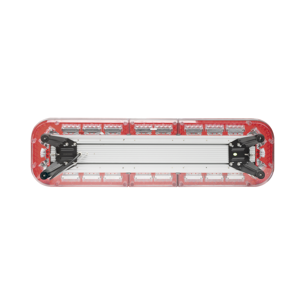 Barra de luces LED de 47" con 86 LED de alta potencia, color rojo, ideal para equipar ambulancias y unidades de bomberos