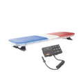 Barra de luces de 47" rojo/azul, 88 LED, con control de tráfico en color rojo/azul, ideal para equipar unidades de seguridad pública