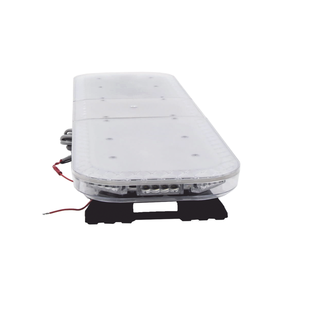 47" Red/Blue Lightbar with Clear Domes, 88 LEDs, with red/blue traffic control, ideal for equipping public safety units