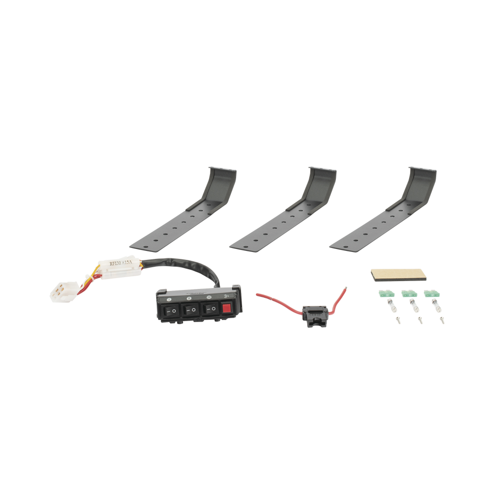 Barra de luces LED de 47", 108 LED, con control de tráfico en color ámbar, dual color rojo/claro, ideal para equipar ambulancias y unidades de bomberos