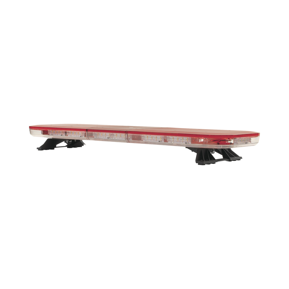 Barra de luces LED de 47", 108 LED, con control de tráfico en color ámbar, dual color rojo/claro, ideal para equipar ambulancias y unidades de bomberos