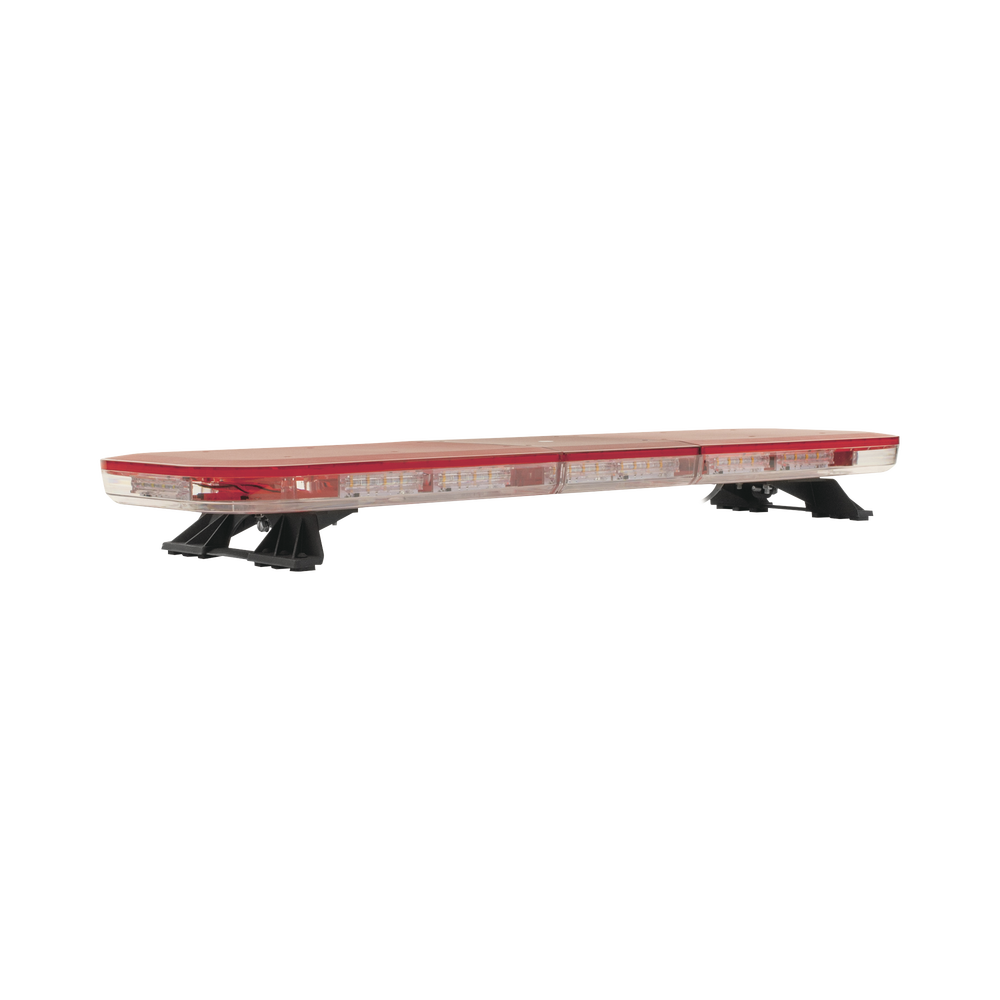 Barra de luces LED de 47", 108 LED, con control de tráfico en color ámbar, dual color rojo/claro, ideal para equipar ambulancias y unidades de bomberos