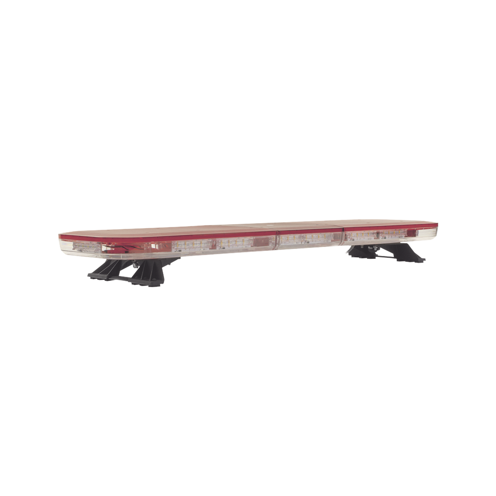 Barra de luces LED de 47", 108 LED, con control de tráfico en color ámbar, dual color rojo/claro, ideal para equipar ambulancias y unidades de bomberos