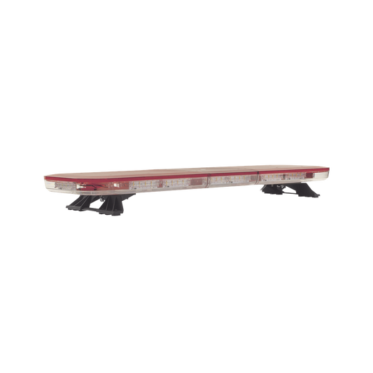 Barra de luces LED de 47", 108 LED, con control de tráfico en color ámbar, dual color rojo/claro, ideal para equipar ambulancias y unidades de bomberos