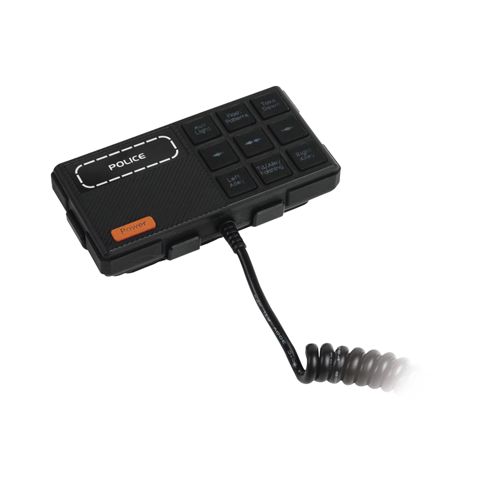 Barra de luces LED de 46" Rojo/Azul , De 132 LEDs, Controlador Incluido, Ideal para Equipar Unidades de Seguridad Publica