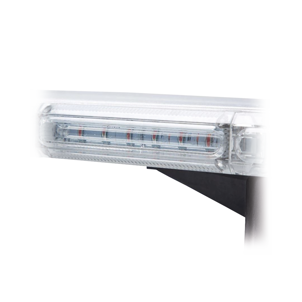 Barra de luces LED de 46" Rojo/Azul , De 132 LEDs, Controlador Incluido, Ideal para Equipar Unidades de Seguridad Publica