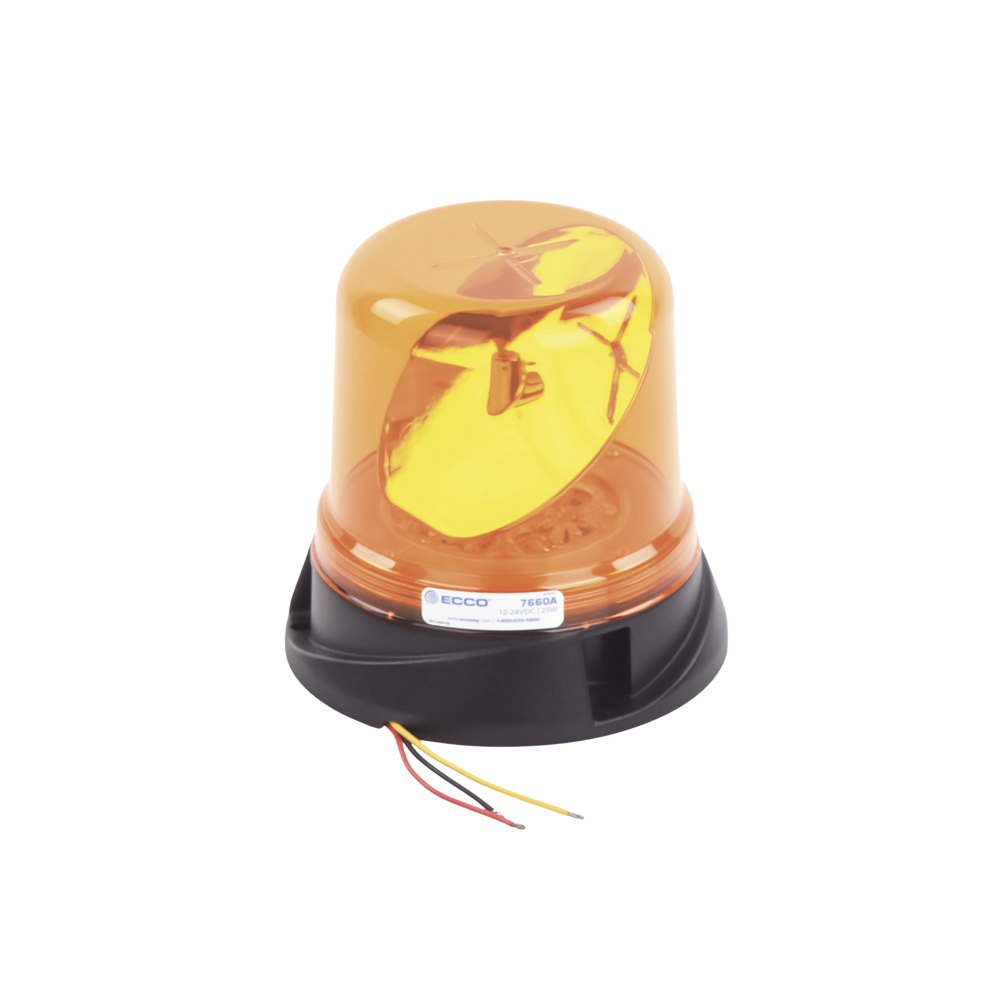 Burbuja rotoled color ámbar, con montaje permanente