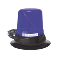 Faro híbrido led: roto led, 12-24vdc, 125 rpm, montaje de vacío-imán, azul