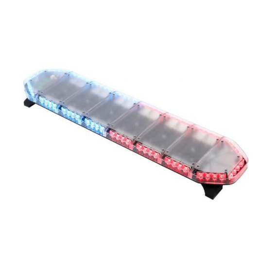 Barra de luces LED de 48",74 LED, SAE, Ideal para Equipar Unidades de Seguridad Pública