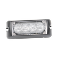 Luz auxiliar brillante con 4 LEDs, color azul, mica transparente