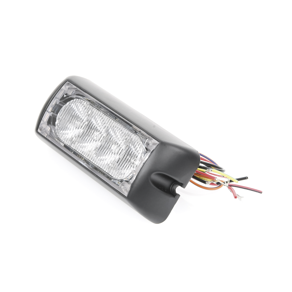 Bright auxiliary light with 4 red LEDs, transparent mica