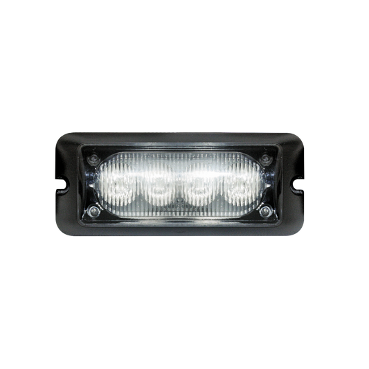 Luz auxiliar brillante con 4 LEDs, color claro, mica transparente