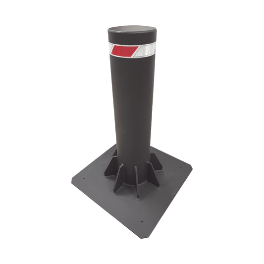 Bolardo Fijo de Alta Seguridad de 220 mm de Diámetro / Fabricado en Acero al Carbón