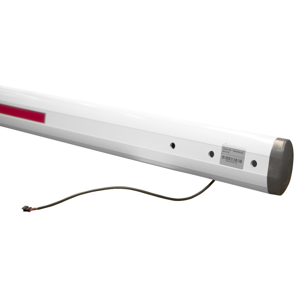 Straight mast with RED/GREEN LED lighting, compatible with Industrial barriers by AccessPRO