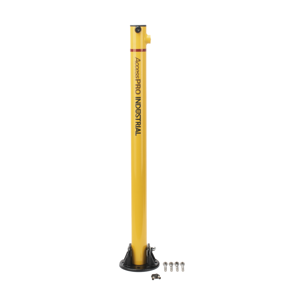 Retractable Bollard with Key for Parking Control