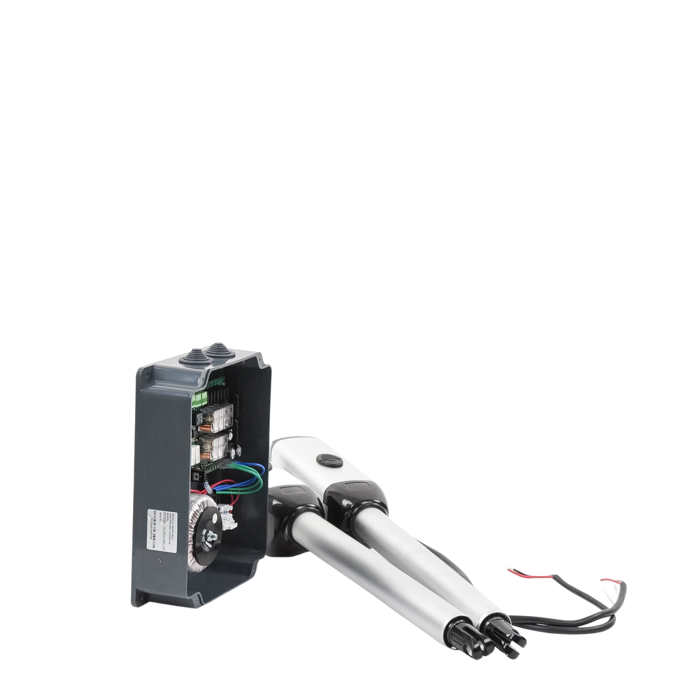 Arm kit for automating 2-leaf swing vehicle gates / 3 meters / 300 kg / Residential use only / Compatible with power backup