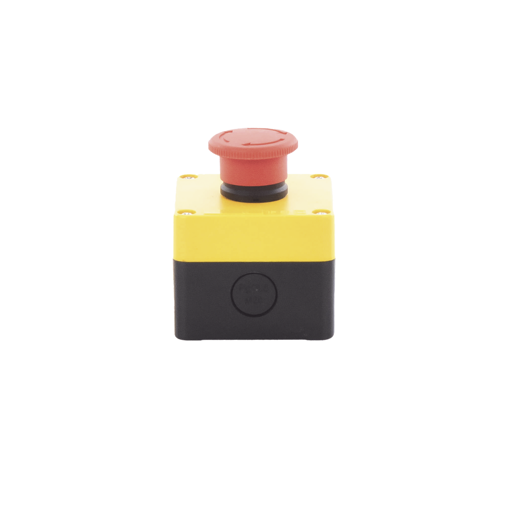 Interlocking Type Stop Button / For Vehicle Barriers, Sliding and Folding Operators.