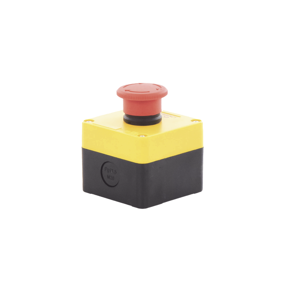 Interlocking Type Stop Button / For Vehicle Barriers, Sliding and Folding Operators.