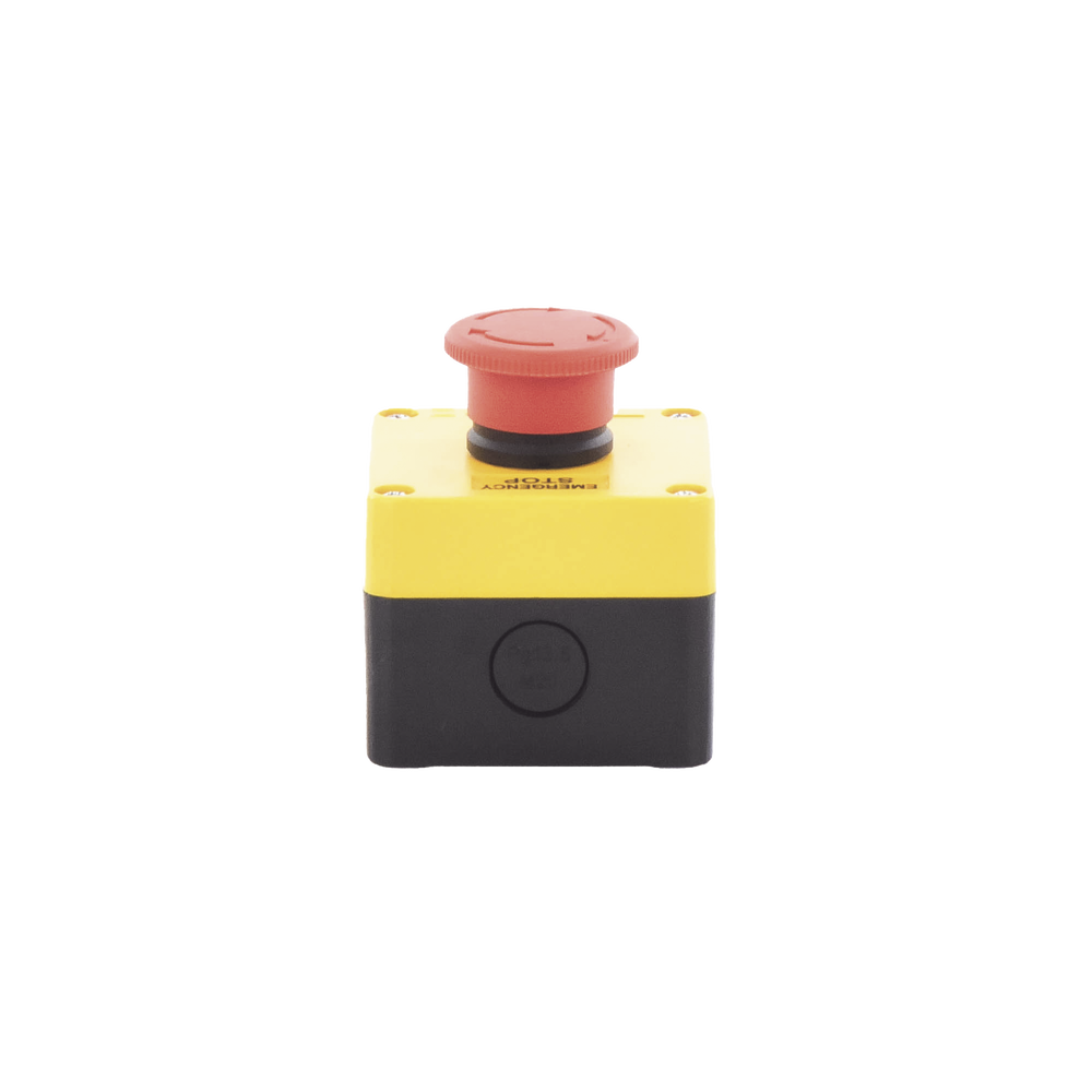 Interlocking Type Stop Button / For Vehicle Barriers, Sliding and Folding Operators.