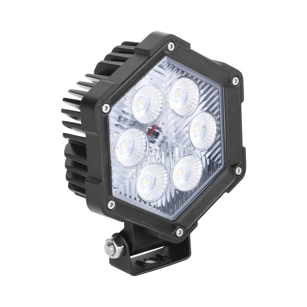 Luz de Trabajo Ultra brillante, 6 Led, 2200 Lumenes, 30 watts, 12-24 Vcd