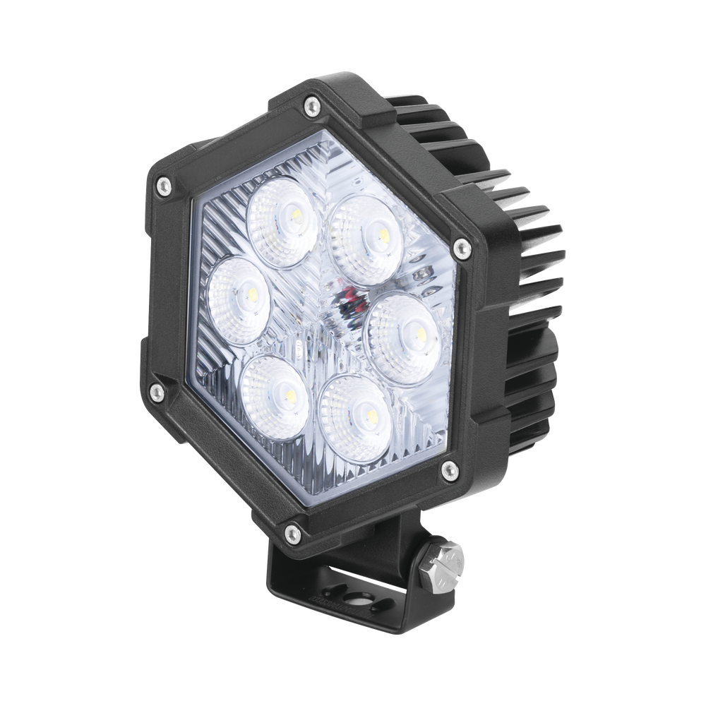 Luz de Trabajo Ultra brillante, 6 Led, 2200 Lumenes, 30 watts, 12-24 Vcd