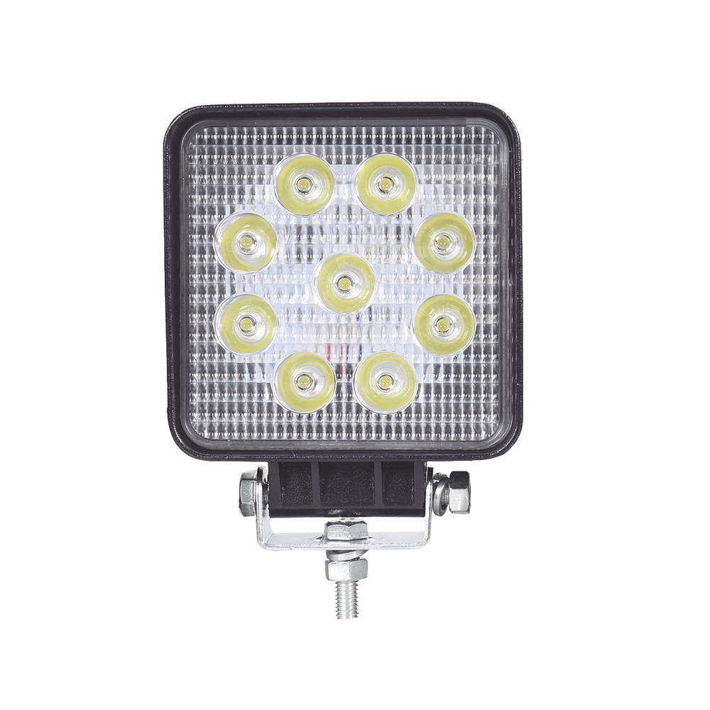 Luz de trabajo Ultra brillante, IP67, 9 Led,2300 Lumenes, 27 Watts, 10-30 Vcd