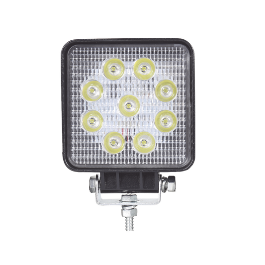 Luz de trabajo Ultra brillante, IP67, 9 Led,2300 Lumenes, 27 Watts, 10-30 Vcd