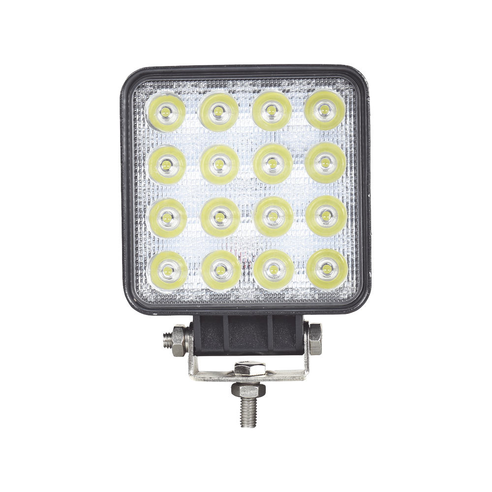 Luz de trabajo Ultra brillante, IP67, 16 Led, 4000 Lumenes, 48 Watts, 10-30 Vcd
