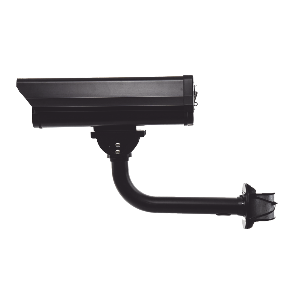 Gabinete Antivandálico IP66 con Brazo de Acero Color Negro