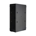 Gabinete FlexFusion™ XGL (Light) para Centros de Datos, 42 UR, 800 mm de Ancho, 1200 mm de Profundidad, Fabricado en Acero, Color Negro
