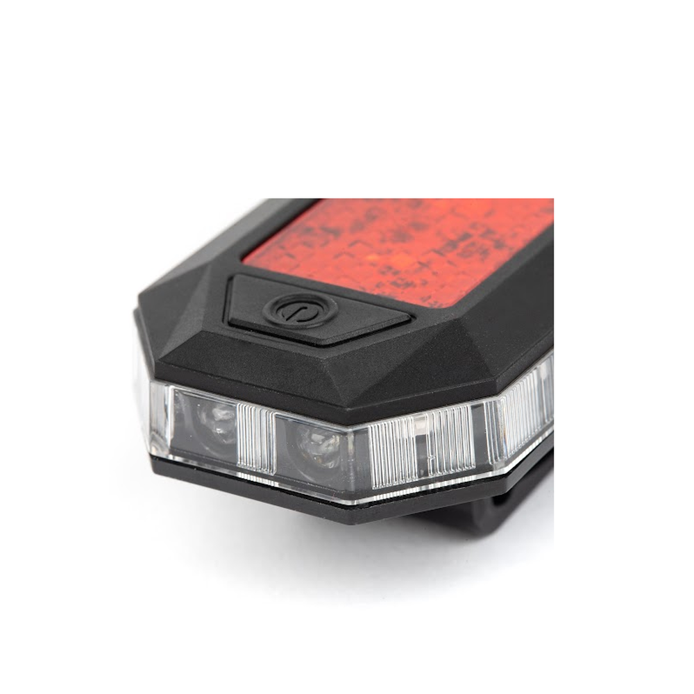 Ultra Bright Rear Auxiliary Light for Bicycles, 300 Lumens, with Mount Included