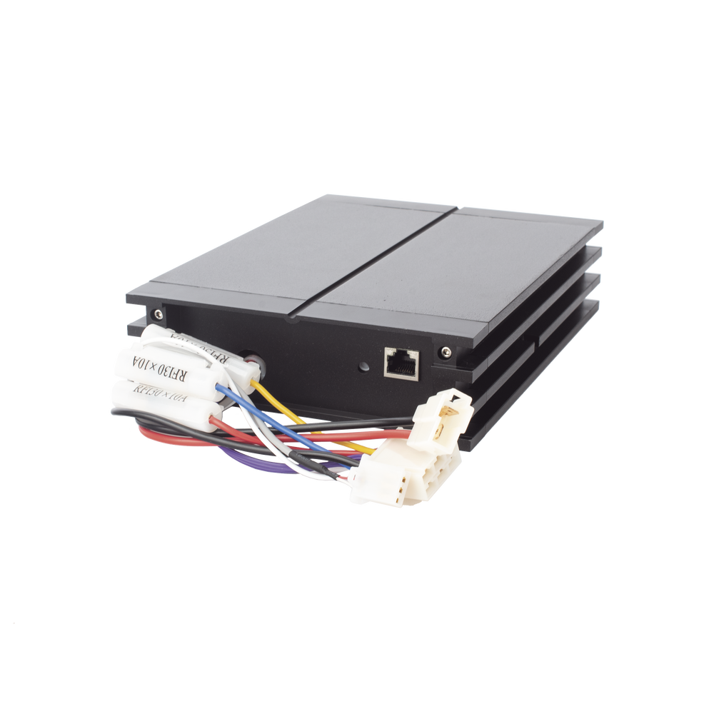 100W Vehicle Siren with Single-Control Tone Controller, 3 Auxiliary Lights, and Microphone