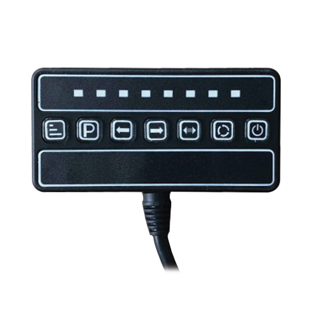 Barra de Luz de Advertencia con 8 Módulos Ámbar, ideal para el direccionamiento de tráfico