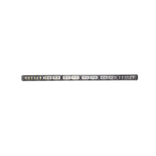 Barra de luz de advertencia de 6 Módulos de 6 LED, 30 Pulgadas, Roja