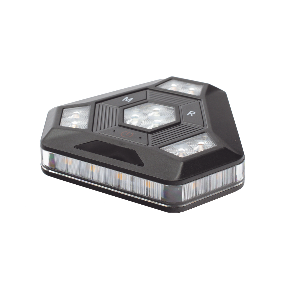 Ultra Bright Auxiliary Bicycle Light with Magnetic Mount (Amber)