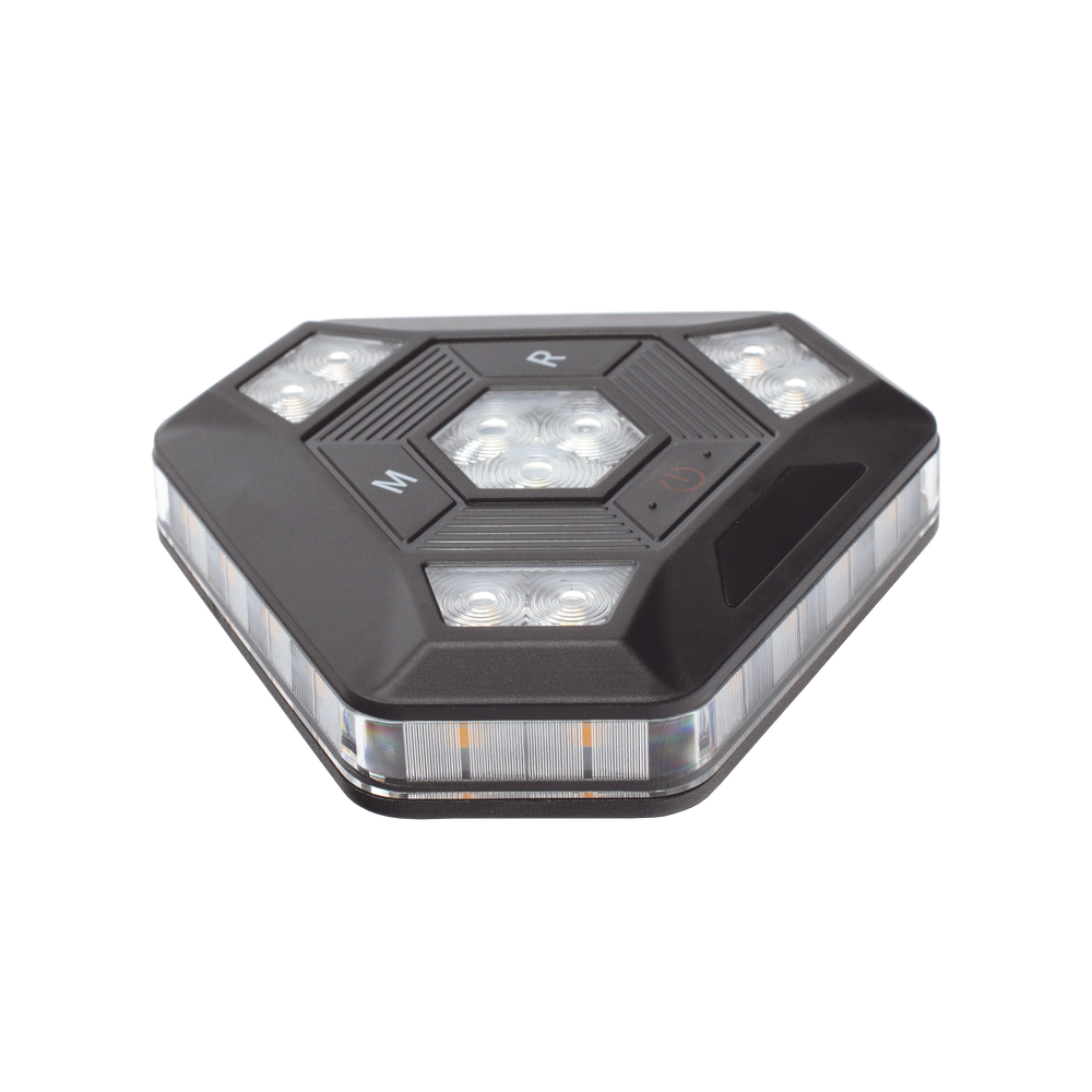 Ultra Bright Auxiliary Bicycle Light with Magnetic Mount (Amber)