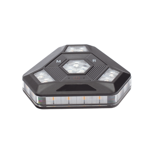 Luz Auxiliar Ultra Brillante Para Bicicletas Con Montaje Magnético Ambar