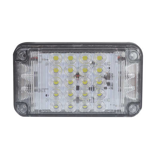  Luz de Advertencia de 7X4", Color Claro, Con Luces de Trabajo, Ideal para Ambulancias