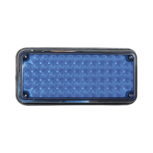 Luz de advertencia de 7x3", Color Azul, Ideal para ambulancias 